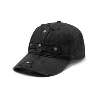 SUPPLIER CROSS PATCH 6 PANEL CAP (Black)｜サプライヤー クロス パッチ 6パネルキャップ（ブラック）