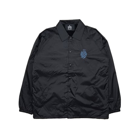 ATTACK ORIGINAL “Angel” & “Compass” Coach Jacket (Blk/Blu)｜アタックオリジナル エンジェル＆コンパス コーチジャケット（ブラック/ブルー）