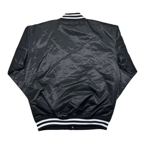 Fanatics Satin Jacket “Black & White” (Yankees, Dodgers)｜ファナティクス サテンジャケット（ブラック＆ホワイト／ヤンキース・ドジャース）
