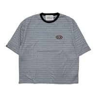 JOHN SOFIA Border Half Sleeve Tee (Brown, Navy, Mustard, Lt Grey, DK Grey)｜ジョンソフィア ボーダーハーフスリーブTシャツ