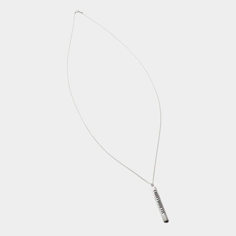 TIGHTBOOTH ANGLE IRON NECKLACE (SILVER)｜タイトブース