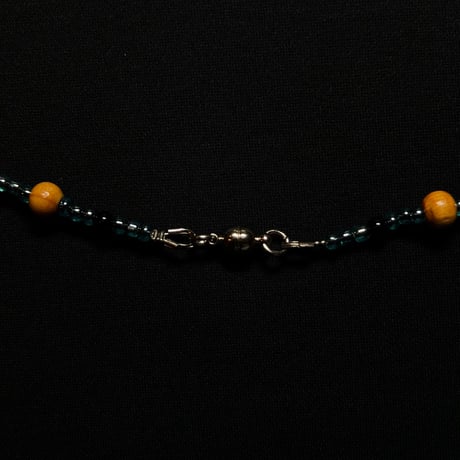JOHN SOFIA Eye Beads Necklace (Brown)｜ジョンソフィア アイビーズネックレス（ブラウン）