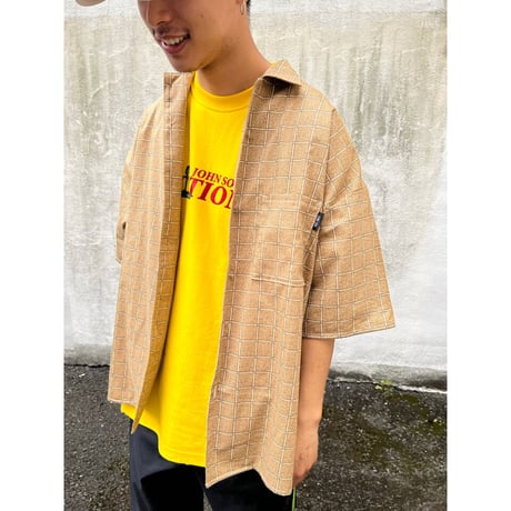 JOHN SOFIA Nation Tee (Green, Yellow)｜ジョンソフィア ネイションT（グリーン/イエロー）