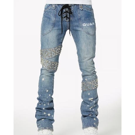 GUAPI Aqua Blue Warpath Denim (Blue)｜グアピ アクアブルー ウォーパス デニム（ブルー）