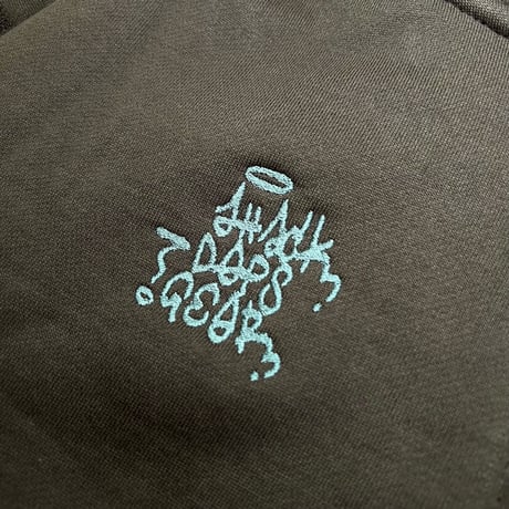ADG Metal Face Zip Hoodie (Heather Gray, Brown)｜エーディージー メタルフェイス ジップフーディー（ヘザーグレー/ブラウン）