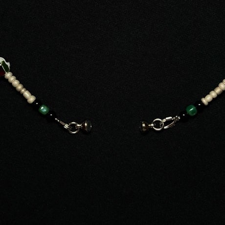 JOHN SOFIA Providence Eye Beads Necklace (White)｜ジョンソフィア プロヴィデンス アイビーズネックレス（ホワイト）