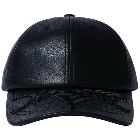 REVENGE TONAL EMBROIDERED LEATHER HAT (BLACK)｜リベンジ トーナル エンブロイダード レザー ハット（ブラック）