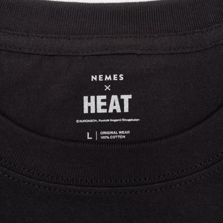 NEMES 299 NEMES x HEAT "TSURU" T-SHIRT (Sumi) | ネメス x ヒート ツル ティーシャツ（スミ）