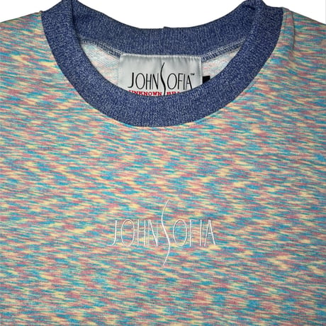 JOHN SOFIA Melange Sweat (Kaleidoscope) | ジョンソフィア メランジ スウェット（カレイドスコープ）