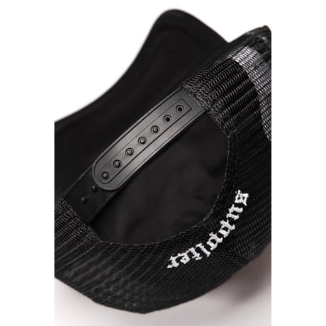 SUPPLIER Cross Leather Patch Mesh Cap (BLACK)｜サプライヤー クロス レザー パッチ メッシュキャップ（ブラック）