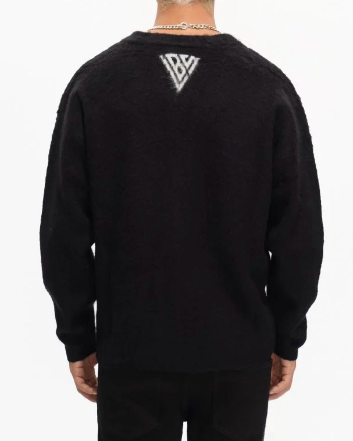 VALABASAS GARDEN MOHAIR SWEATER (BLACK) | Attac