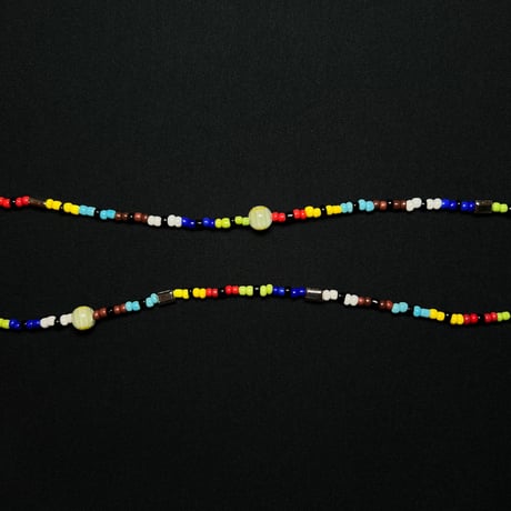 JOHN SOFIA Good Shepherd beads necklace (twilight)｜ジョンソフィア グッドシェパード ビーズネックレス（トワイライト）