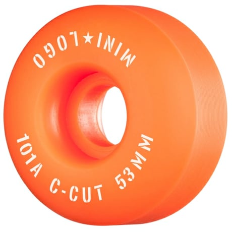 MINI LOGO C-CUT 53mm 101A (Red, Orange, Green, Blue)｜ミニロゴ Cカット ウィール 53mm 101A（レッド/オレンジ/グリーン/ブルー）