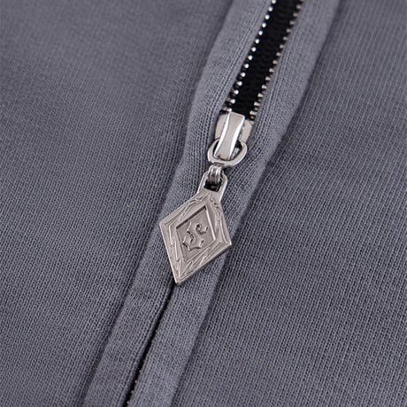 SUPPLIER Tribal Bones Pierced Zip Hoodie (Grayish blue)｜サプライヤー トライバル ボーンズ ピアスト ジップフーディー（グレイッシュブルー）