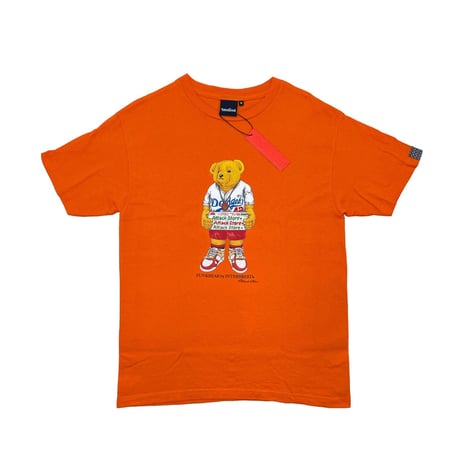 ATTACK ORIGINAL “Mookie” BEAR TEE by INTERBREED (ORG)｜アタックオリジナル “ムーキー” ベアー ティー by インターブリード（オレンジ）