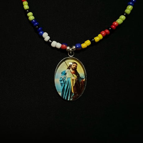 JOHN SOFIA Good Shepherd beads necklace (twilight)｜ジョンソフィア グッドシェパード ビーズネックレス（トワイライト）