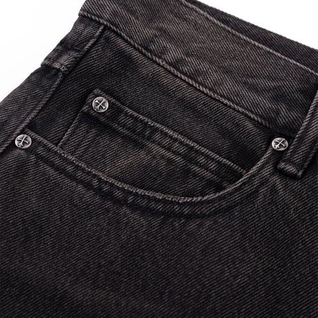 SUPPLIER Switching Pierced Baggy Jeans (BLACK)｜サプライヤー スウィッチング ピアスト バギージーンズ（ブラック）