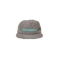 JOHN SOFIA Logo Corduroy Snapback (Gray/Mint)｜ジョンソフィア ロゴコーデュロイ スナップバック（グレー/ミント）