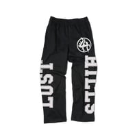 LOST HILLS “COLLEGE” SWEAT PANTS (Black)｜ロストヒルズ カレッジ スウェットパンツ（ブラック）