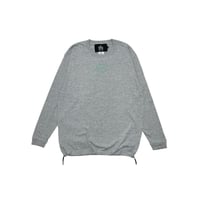 ATTACK ORIGINAL “CONCEPT” DRAWCORD LS TEE II (GRY)｜アタックオリジナル “コンセプト” ドローコード ロングスリーブ ティーシャツ2（グレー）