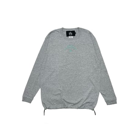 ATTACK ORIGINAL “CONCEPT” DRAWCORD LS TEE II (GRY)｜アタックオリジナル “コンセプト” ドローコード ロングスリーブ ティーシャツ2（グレー）