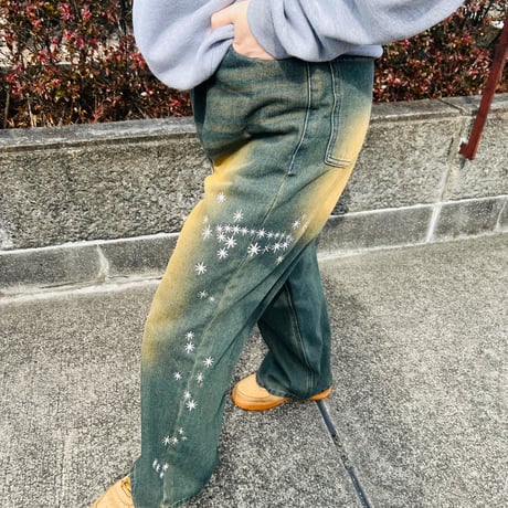 ADG “Hoshi no Ko” Over Dye Jeans (Indigo/Brn)｜ADG “星の子” オーバーダイデニム（インディゴ/ブラウン）