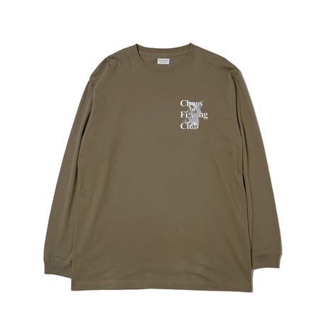 Chaos Fishing Club Fishing Girl T-Shirt L/S (BROWN)｜カオスフィッシングクラブ フィッシングガール ロングスリーブ ティーシャツ（ブラウン)