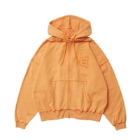 EVISEN LOGO ZIP HOODIE (Mustard)｜エビセン ロゴ ジップ フーディー（マスタード）