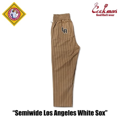 Cookman Chef Pants Semiwide Negro Leagues (LA White Sox)｜クックマン セミワイド シェフパンツ ネグロリーグ（ロサンゼルス ホワイトソックス）