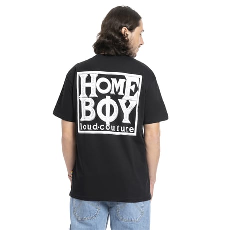 HOMEBOY OLD SCHOOL TEE (BLACK)｜ホームボーイ オールドスクール ティーシャツ（ブラック）