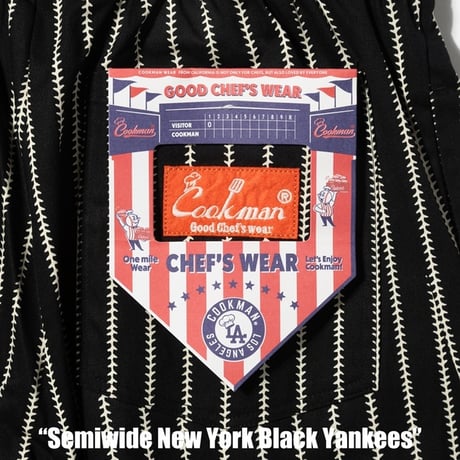 Cookman Chef Pants Semiwide Negro Leagues (NY Black Yankees)｜クックマン セミワイド シェフパンツ ニグロリーグ（NYブラックヤンキース）