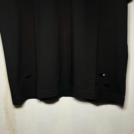 SUPPLIER Disstressed Pierce Tee (BLACK)｜サプライヤー ディストレスト ピアスティー（ブラック）