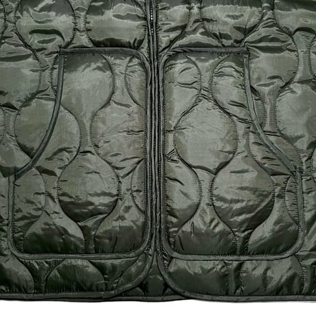 JOHN SOFIA Quilting Army Vest (Olive, Black)｜ジョンソフィア キルティング アーミーベスト（オリーブ/ブラック）