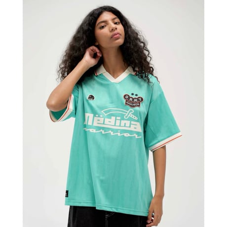 GRIMEY CHIEF MACHETAZOS WARRIOR MESH SOCCER JERSEY (GREEN)｜グライミー チーフウォリアー メッシュ サッカージャージ（グリーン）