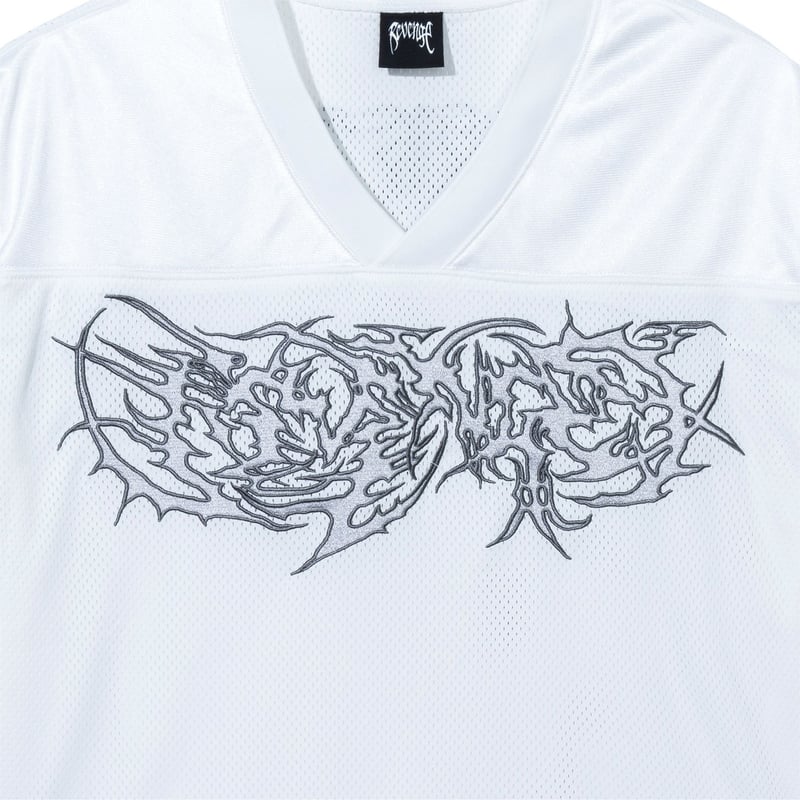 REVENGE OBSIDIAN MESH JERSEY (WHITE)｜リベンジ オブシディ