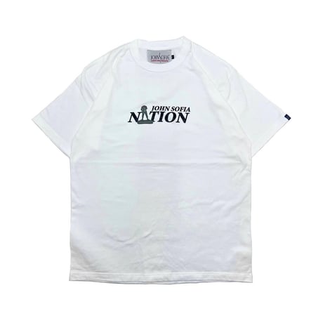 JOHN SOFIA Nation Tee (Green, Yellow)｜ジョンソフィア ネイションT（グリーン/イエロー）