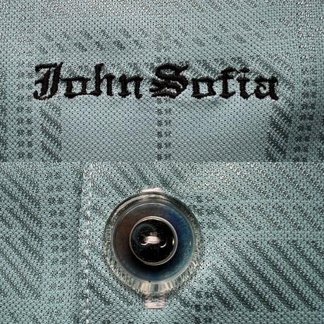 JOHN SOFIA Fresh Wind SS Shirts (Sky/Mint, Sky/Wht, Sky/Blk)｜ジョンソフィア フレッシュウィンド ショートスリーブシャツ