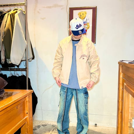 ATTACK ORIGINAL “CONCEPT” HARRINGTON JACKET (BEIGE)｜アタックオリジナル “コンセプト” ハリントンジャケット（ベージュ）