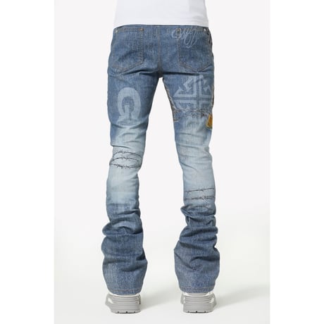 GUAPI × Vybz Kartel World Boss Freedom Denim V1 (Blue)｜グアピ × バイブス・カーテル ワールドボス フリーダム デニム V1（ブルー）