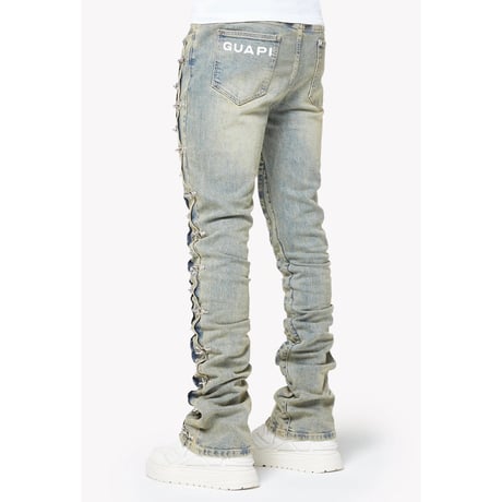 GUAPI Vintage Blue Aviation Clasp Denim (Vintage Blue)｜グアピ ヴィンテージブルー アビエーション クラスプ デニム（ヴィンテージブルー）