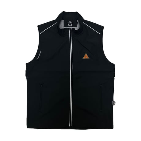AFC △ One Point Embroidery Nylon Track Vest｜AFC △ ワンポイント エンブロイダリー ナイロン トラックベスト