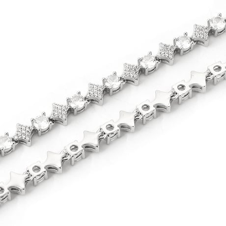 $ole Only Starlink Tennis bracelet (Silver)｜ソールオンリー スターリンク テニスブレスレット（シルバー）