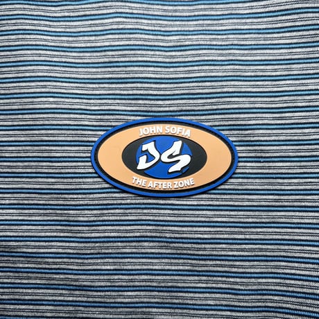 JOHN SOFIA John Border Long Sleeve (Dk Gray, Brown)｜ジョンソフィア ジョン ボーダー ロングスリーブ（ダークグレー/ブラウン）