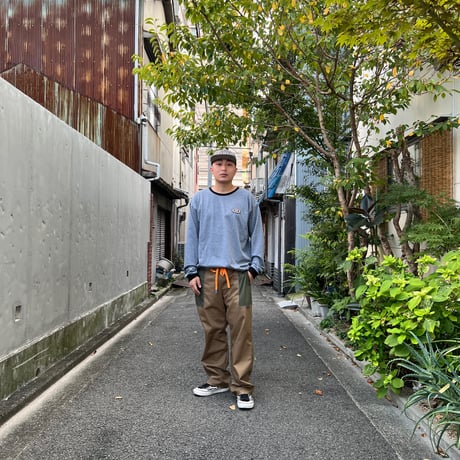 JOHN SOFIA JOHN'S LIKES BORDER LONG SLEEVE (GRAY&BLUE)｜ジョンソフィア ジョンズ ライクス ボーダー ロングスリーブ（グレー＆ブルー）