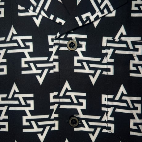 ATTACK ORIGINAL “AS WAVE” VACANCES SHIRT (Black)｜アタック オリジナル “AS ウェーブ” バカンス シャツ（ブラック）