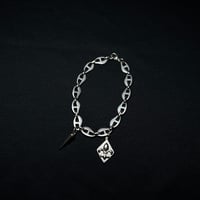 JOHN SOFIA “Spike Crest Ⅱ” chain bracelet (Silver) | ジョンソフィア “スパイク クレスト ツー”チェーン ブレスレット (シルバー)
