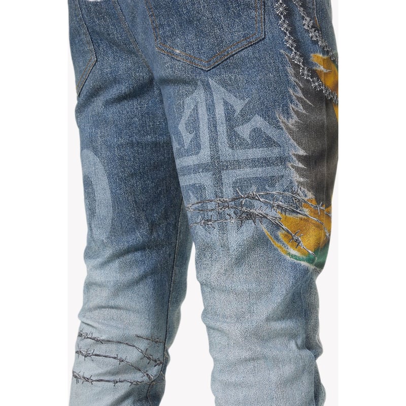 GUAPI × Vybz Kartel World Boss Freedom Denim V1