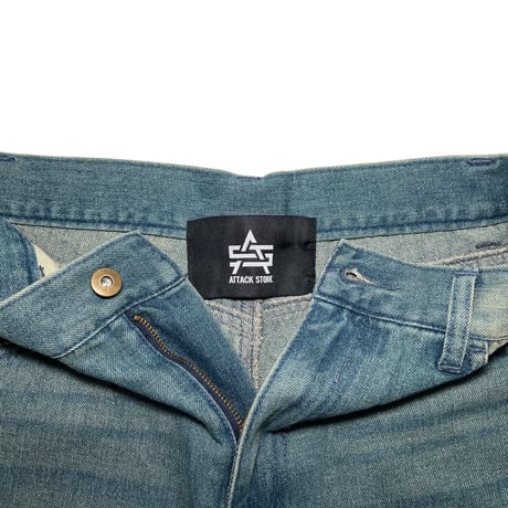 ADG “Hoshi no Ko” Over Dye Jeans (Indigo/Beg)｜ADG “星の子” オーバーダイデニム（インディゴ/ベージュ）