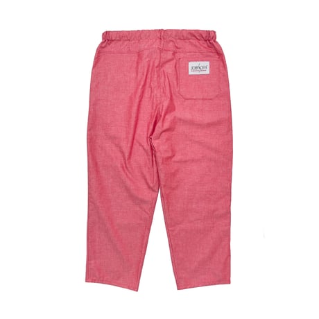 JOHN SOFIA Endless Summer Chambray Easy Pant (Red)｜ジョンソフィア エンドレスサマー シャンブレー イージーパンツ（レッド）