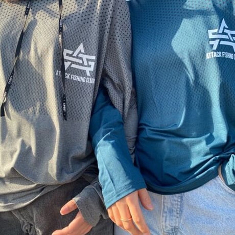 AFC Fisherman Summer Hoody 2 (Gray, Blue, Black)｜エーエフシー フィッシャーマン サマー フーディー 2（グレー/ブルー/ブラック）